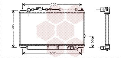 VAN WEZEL Radiators, Motora dzesēšanas sistēma 83002016